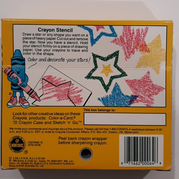 Vintage 1992 Crayola Christmas Tin w/ crayons - Picture 9 of 11